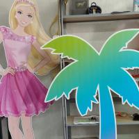 panneau barbie découpé